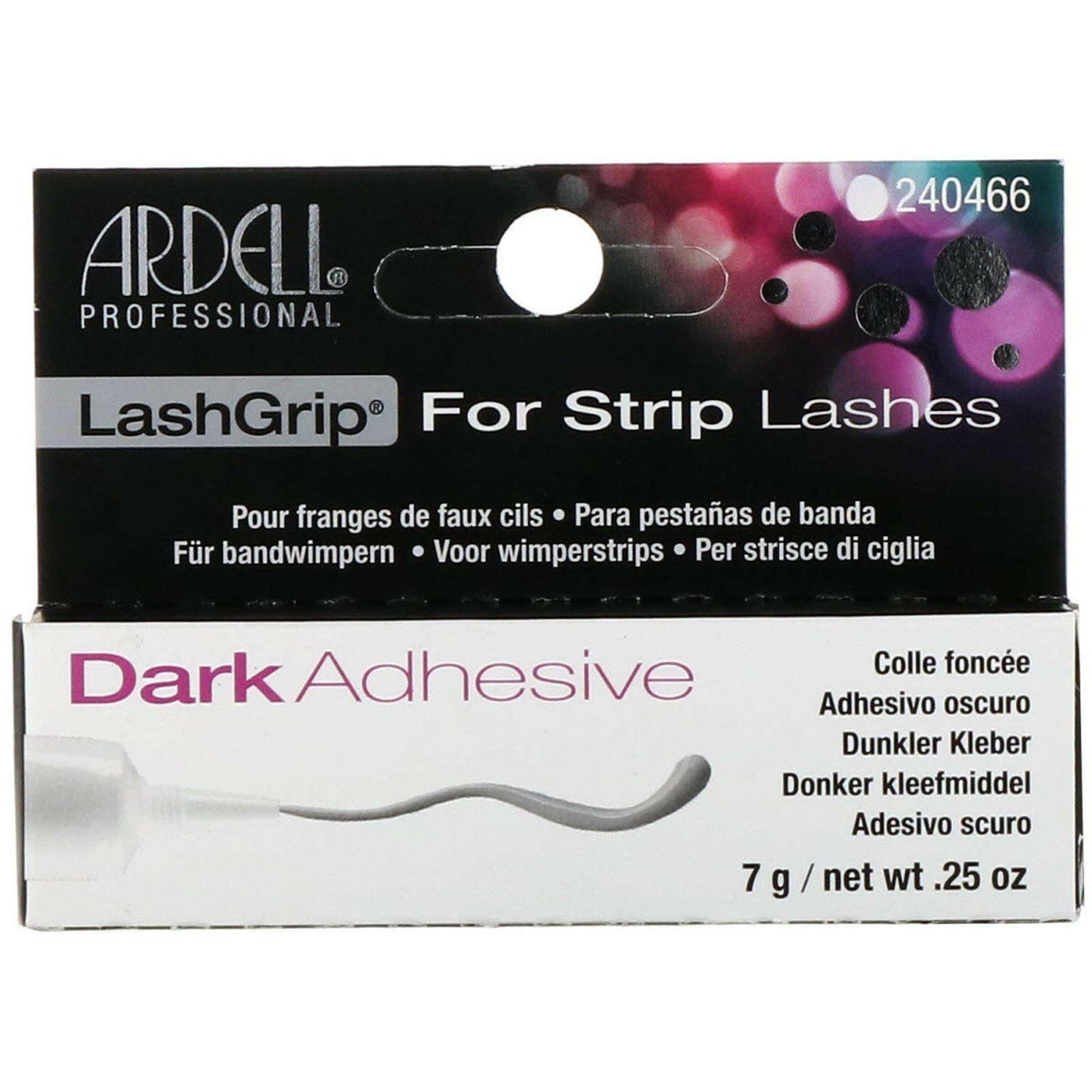 Ardell, LashGrip, For Strip Lashes, Dark Adhesive, .25 oz (7 g) - Supply Center USA