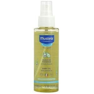 Mustela, Baby Oil with Avocado Oil, 3.38 fl oz (100 ml) - Supply Center USA