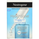 Neutrogena, Hydro Boost, Hyaluronic Acid Serum, Fragrance Free, 1.0 fl oz (30 ml) - Supply Center USA