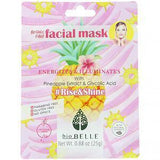 Biobelle, Botanic Fiber Facial Mask, Energizes & Illuminates, #Rise&Shine, 1 Sheet, 0.88 oz (25 g) - Supply Center USA