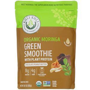 Kuli Kuli, Organic Moringa Green Smoothie With Plant Protein, Chocolate Peanut Butter , 10.7 oz (302 g) - Supply Center USA