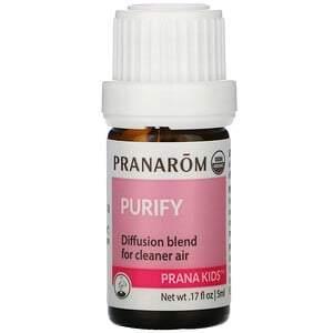 Pranarom, PRANA KIDS, Essential Oil, Purify, + 3 Months, .17 fl oz (5 ml) - Supply Center USA