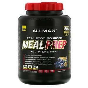 ALLMAX Nutrition, Real Food Sourced Meal Prep, All-in-One Meal, Blueberry Cobbler, 5.6 lb (2.54 kg) - Supply Center USA