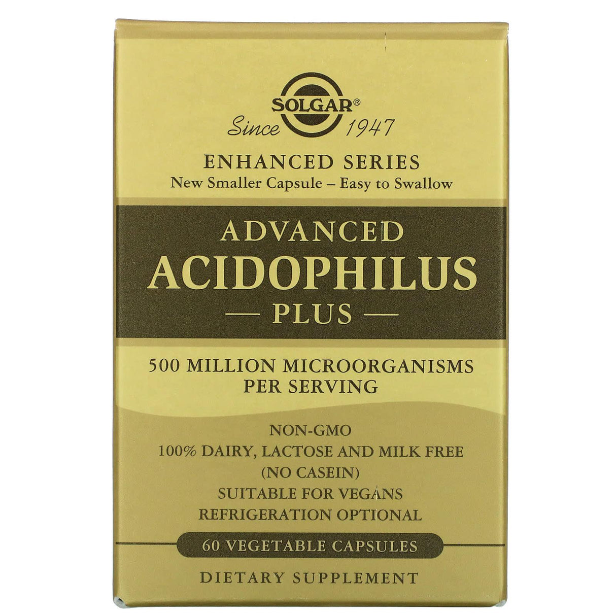 Solgar, Advanced Acidophilus Plus, 120 Vegetable Capsules - Supply Center USA