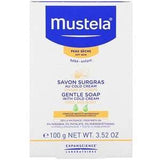 Mustela, Baby Gentle Soap with Cold Cream, 3.52 oz (100 g) - Supply Center USA