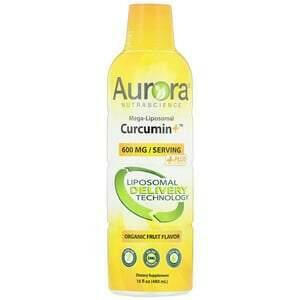 Aurora Nutrascience, Mega-Liposomal Curcumin+, Organic Fruit Flavor, 600 mg, 16 fl oz (480 ml) - HealthCentralUSA