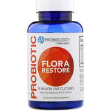 Belle+Bella, Probiology, Probiotic Flora Restore, 15 Billion CFU, 60 Capsules - Supply Center USA