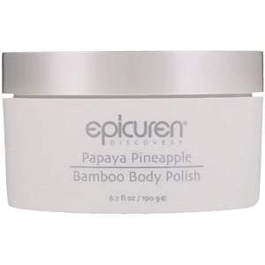 Epicuren Discovery, Bamboo Body Polish, Papaya Pineapple, 6.7 fl oz (190 g) - Supply Center USA