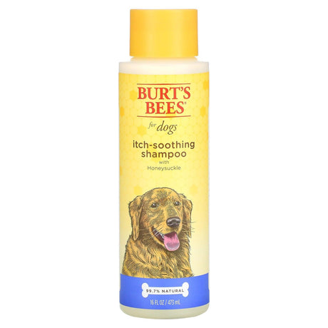 Burt's Bees, Itch-Soothing Shampoo for Dogs with Honeysuckle, 16 fl oz (473 ml) - Supply Center USA