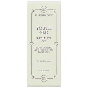 Supermood, Youth Glo, Radiance Oil, 0.5 fl oz (15 ml) - HealthCentralUSA