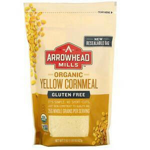 Arrowhead Mills, Organic Yellow Cornmeal, 22 oz (623 g) - HealthCentralUSA