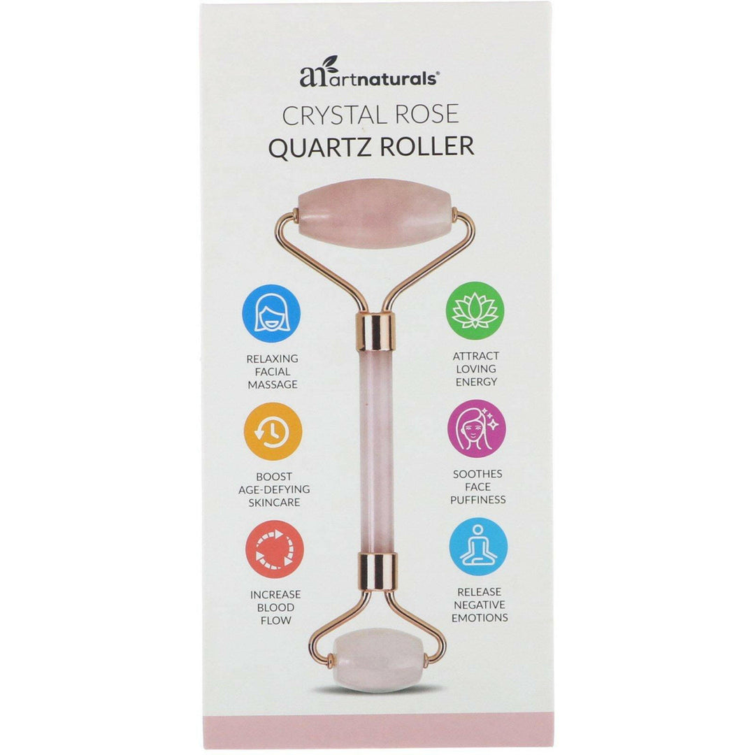 Artnaturals, Crystal Rose Quartz Roller, 1 Roller - HealthCentralUSA