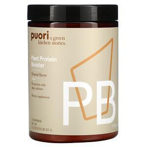 Puori, PB, Plant Protein Booster, Neutral, 0.7 lb (317 g) - Supply Center USA