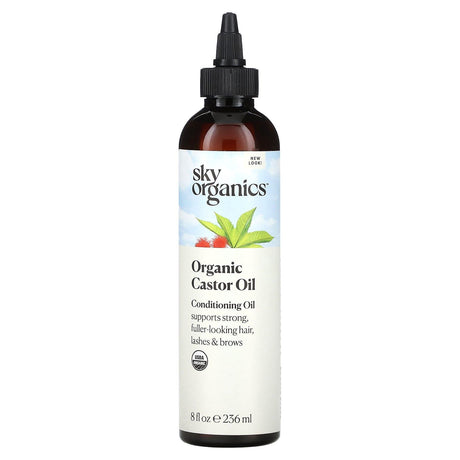 Sky Organics, Organic Castor Oil, 8 fl oz (236 ml) - Supply Center USA