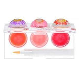 Blossom, Triple Duo Lip Gloss, Luscious Kiss Collection, 6 Flower Lip Pots, 2.8 g Each - Supply Center USA