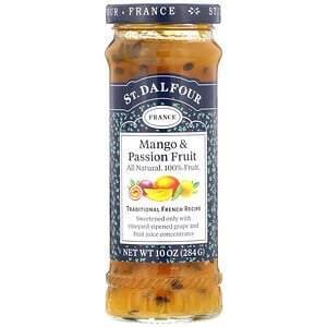 St. Dalfour, Mango & Passion Fruit, Deluxe Mango & Passion Fruit Spread, 10 oz (284 g) - Supply Center USA