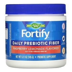 Nature's Way, Fortify, Daily Prebiotic Fiber Powdered Drink Mix, Raspberry Lemonade, 5.11 oz (145 g) - Supply Center USA