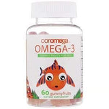 Coromega, Omega-3, Gummy Fruits for Kids, 60 Gummy Fruits - Supply Center USA