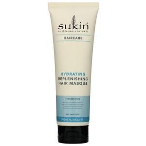 Sukin, Hydrating Replenishing Hair Masque, Haircare, 6.76 fl oz (200 ml) - HealthCentralUSA