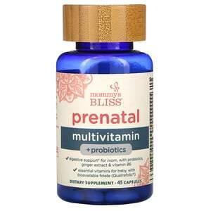 Mommy's Bliss, Prenatal Multivitamin + Probiotics, 45 Capsules - Supply Center USA