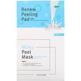 Biorace, Milky Peel Mask, Epidermal Care, 5 Sheets, 35 ml Each - Supply Center USA