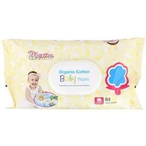 Maxim Hygiene Products, Organic Cotton Baby Wipes, 64 Wet Wipes - Supply Center USA