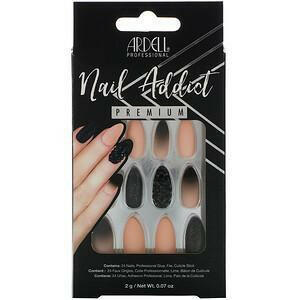 Ardell, Nail Addict Premium, Black Stud & Pink Ombre, 0.07 oz (2 g) - HealthCentralUSA