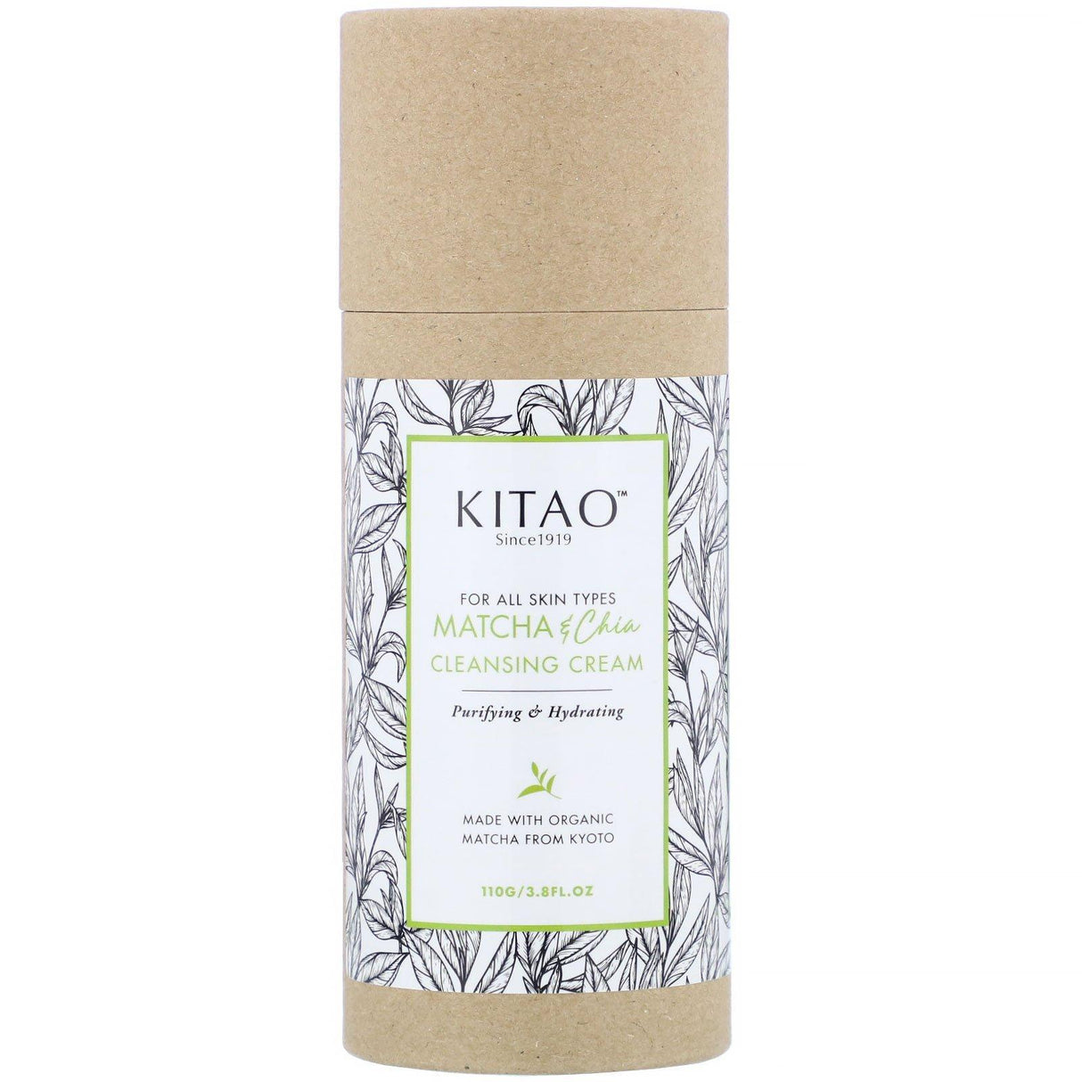 Kitao, Matcha & Chia, Cleansing Cream, 3.8 fl oz (110 g) - Supply Center USA