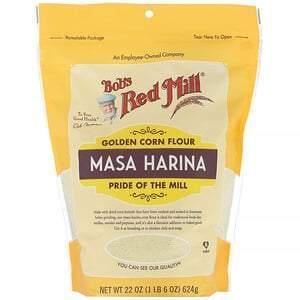 Bob's Red Mill, Golden Corn Flour, Masa Harina, 22 oz (624 g) - Supply Center USA