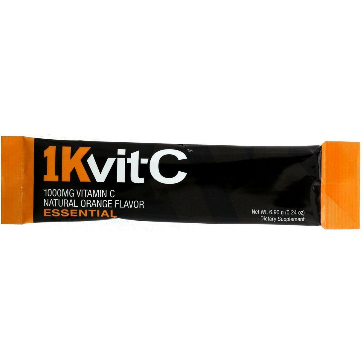 1Kvit-C, Vitamin C, Essential, Effervescent Drink Mix, Natural Orange Flavor, 1,000 mg , 30 Packets, 0.24 oz (6.90 g) Each - Supply Center USA