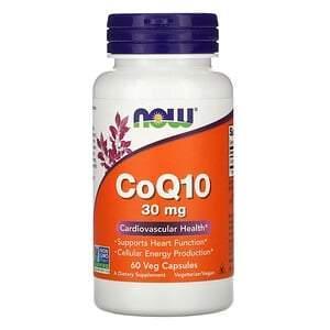 Now Foods, CoQ10, 30 mg, 60 Veg Capsules - Supply Center USA