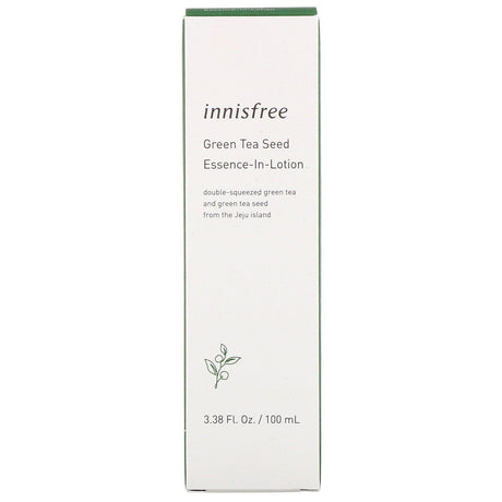 Innisfree, Green Tea Seed Essence-In-Lotion, 3.38 fl oz (100 ml) - Supply Center USA