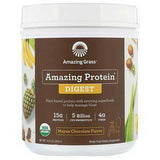 Amazing Grass, Amazing Protein, Digest, Mayan Chocolate Flavor, 5 Billion CFU, 14.2 oz (405 g) - Supply Center USA