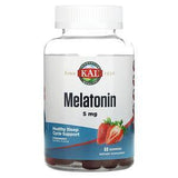 KAL, Melatonin, Strawberry, 5 mg, 60 Gummies - Supply Center USA