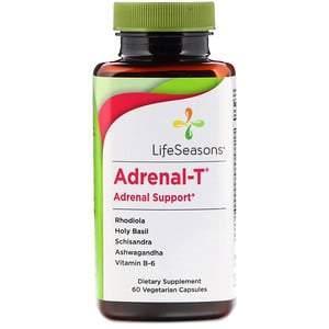 LifeSeasons, Adrenal-T, Adrenal Support, 60 Vegetarian Capsules - Supply Center USA