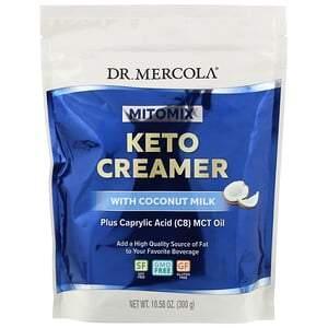 Dr. Mercola, Mitomix, Keto Creamer with Coconut Milk, 10.58 oz (300 g) - Supply Center USA