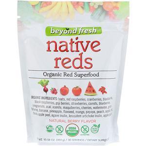 Beyond Fresh, Native Reds, Organic Red Superfood, Natural Berry Flavor, 10.58 oz (300 g) - Supply Center USA