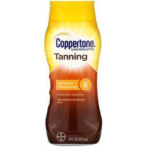 Coppertone, Tanning, Lightweight And Moisturizing, SPF 8, 8 fl oz (237 ml) - Supply Center USA