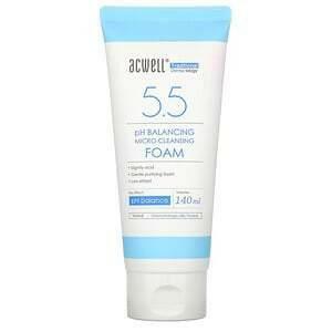 Acwell, No 5.5, pH Balancing Micro Cleansing Foam, 140 ml - Supply Center USA