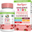 Maryruth Organics Kids Probiotics for Digestive Health, USDA Organic Probiotic Gummies, 2 Month Supply, for Kids, Immune Support, Gut Health Supplement, Vegan, Non-Gmo, Gluten Free, 60 Count - Supply Center USA