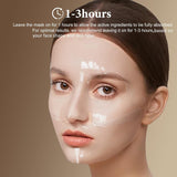 ISTON 6 Pack Bio-Collagen Real Deep anti Wrinkle Lifting Mask,Overynight Hydrating Face Mask for All Skin Types -Pore Minimizing,Elasticity Enhancing,Firming,Moisturizing