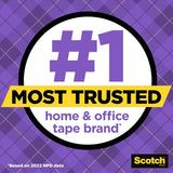 Scotch Gift-Wrap Tape, 2 Rolls, the Go-To Tape for Holiday Gift Wrapping, 3/4 X 600 Inches, Dispensered (15DM-2)