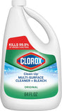 Clorox Clean-Up Cleaner + Bleach1 Value Pack, Household Essentials, 32 Fl Oz Each, Pack of 3