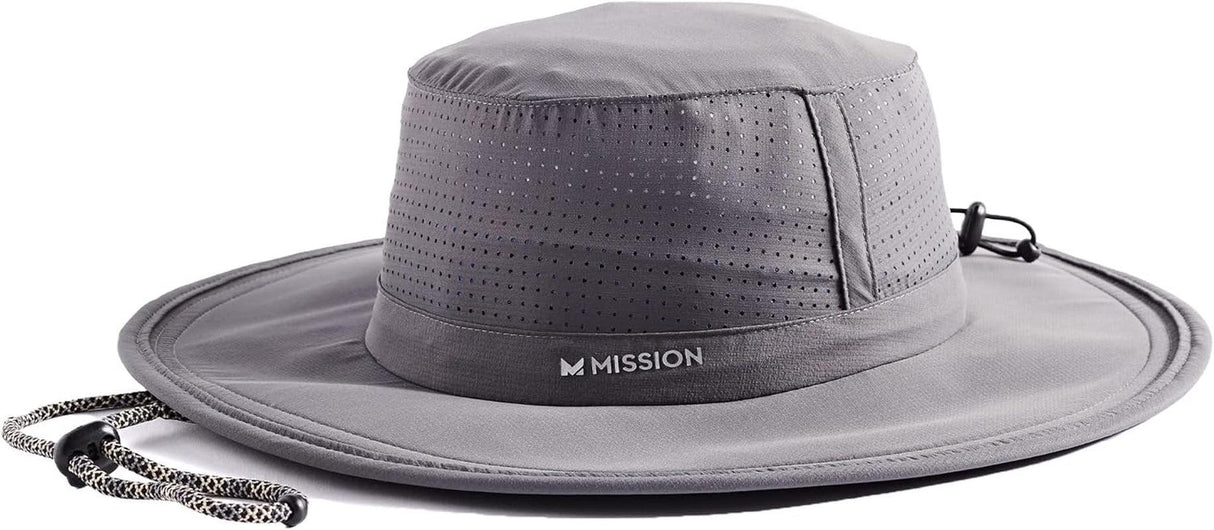 MISSION Cooling Boonie Hat - Wide Brim Adjustable Sun Hats for Men and Women - Supply Center USA