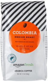 Amazon Fresh, Colombia Whole Bean Coffee Medium Roast, 32 Oz