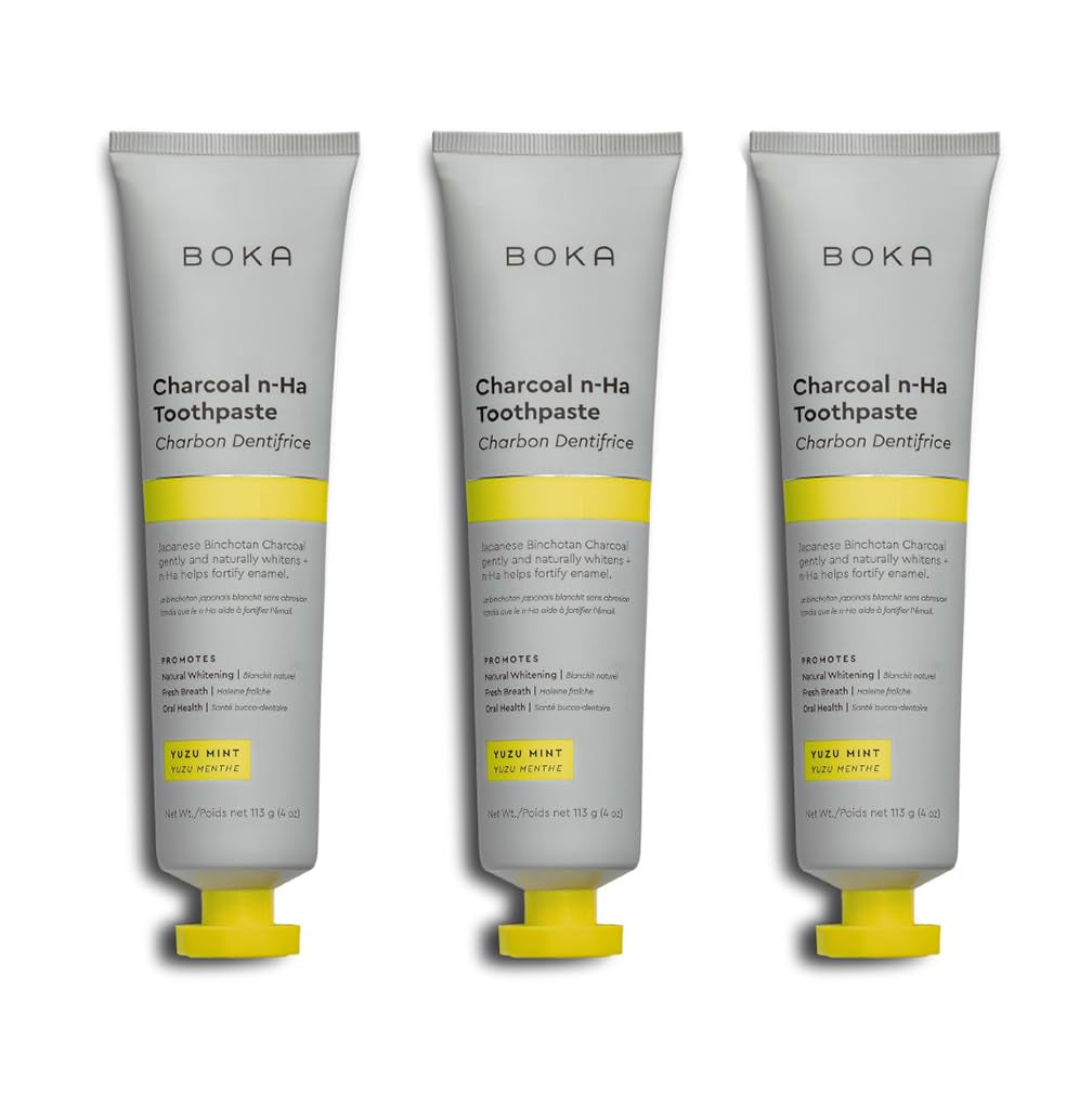 Boka Fluoride Free Toothpaste Nano Hydroxyapatite, Helps Remineralize, Appropriate for Sensitive Teeth, Whitening - for Adult, Kids Oral Care - Ela Mint Flavor, 4 Fl Oz 1Pk US Manufactured
