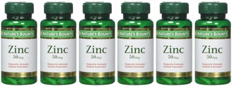 Nature'S Bounty Zinc 50Mg, Immune Support & Antioxidant Supplement, Promotes Skin Health 250 Caplets - Supply Center USA