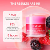 LANEIGE Lip Sleeping Mask Stocking Stuffer: Nourish, Hydrate, Vitamin C, Murumuru & Shea Butter, Antioxidants, Flaky, Dry Lips