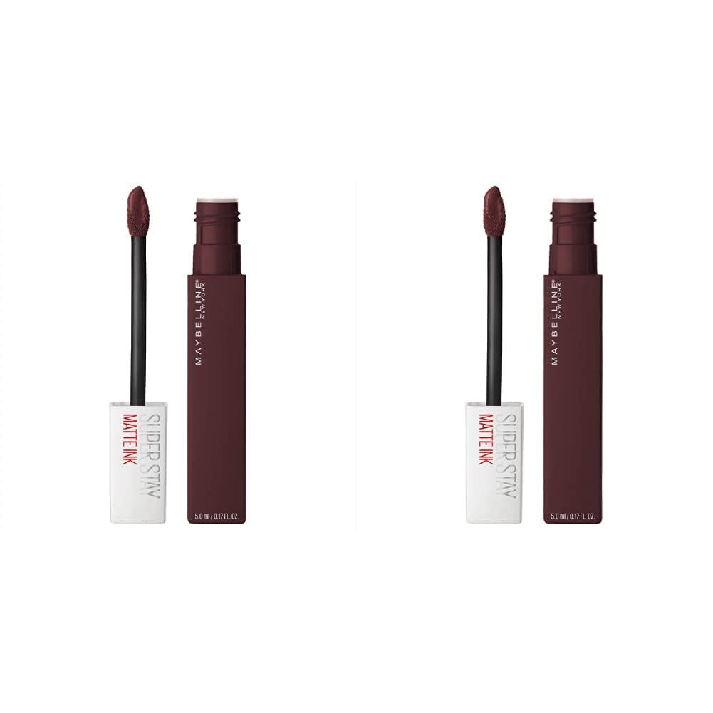 Maybelline Super Stay Matte Ink Liquid Lipstick Makeup, Long Lasting High Impact Color, up to 16H Wear, Lover, Mauve Neutral, 1 Count - Supply Center USA