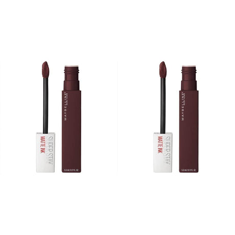 Maybelline Super Stay Matte Ink Liquid Lipstick Makeup, Long Lasting High Impact Color, up to 16H Wear, Lover, Mauve Neutral, 1 Count - Supply Center USA